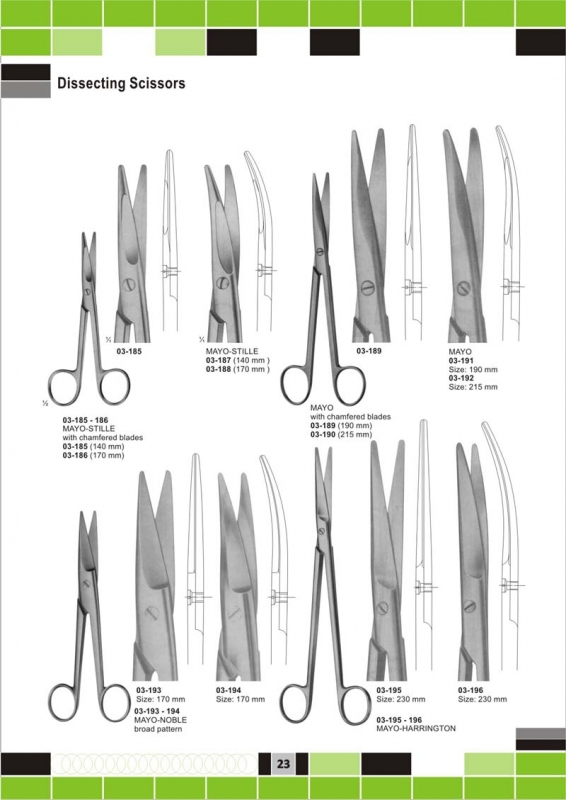 dissecting scissors