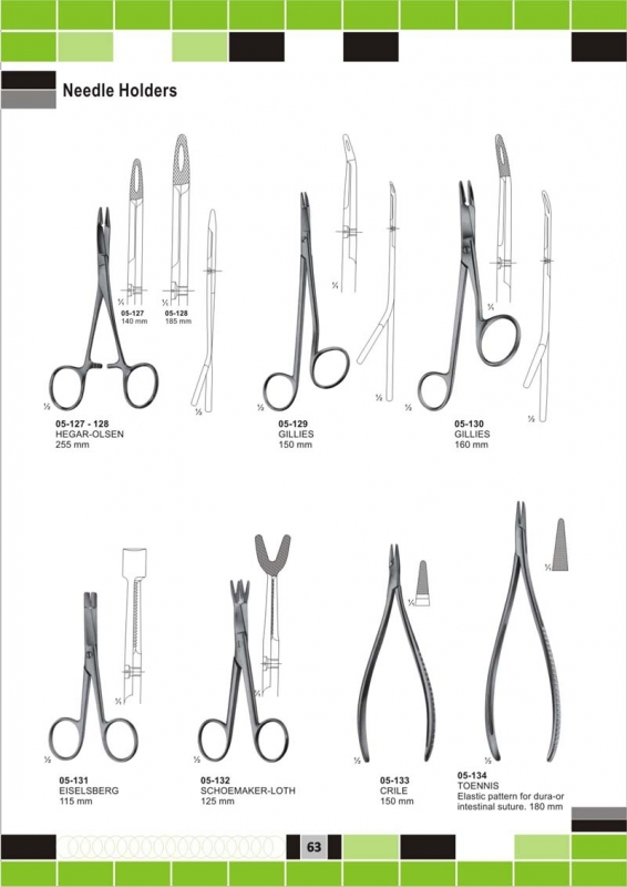 needle holders for micro surgery  