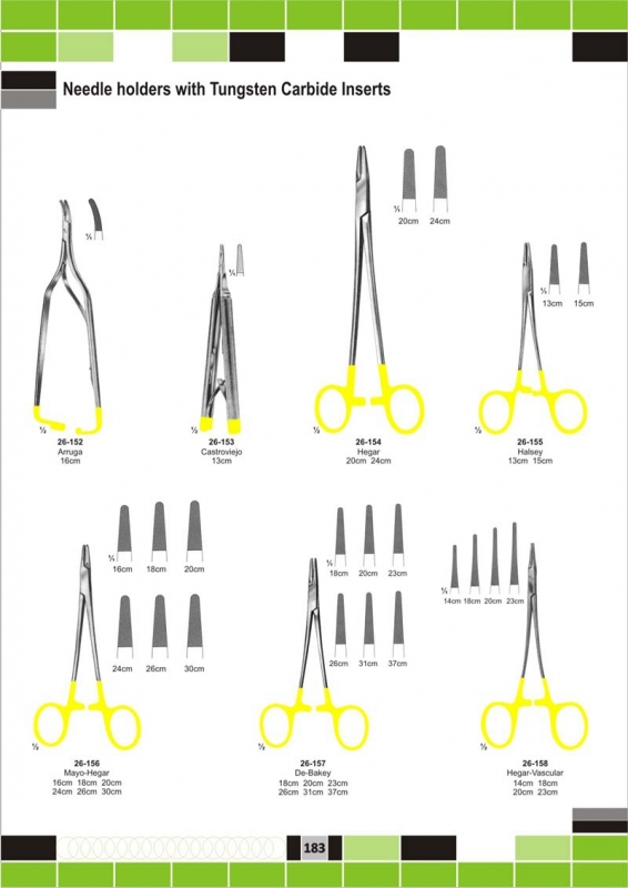 TC Dissecting Forceps and Needle Holders